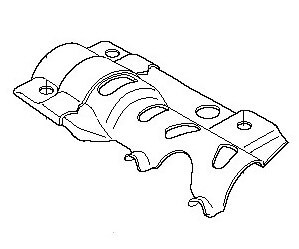 Кронштейн крепления защитного кожуха Husqvarna 5372303-01 для 343/345