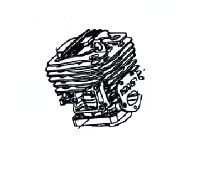 Цилиндр Husqvarna 5794920-01 для P340S/350S/360S