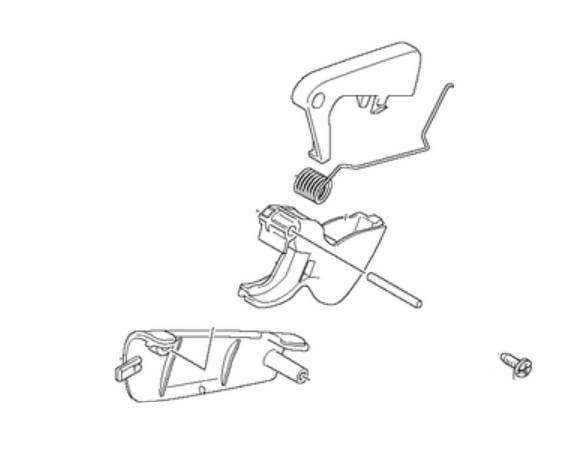Курок газа в сборе Husqvarna 5914660-01 для 130/135 Mark II