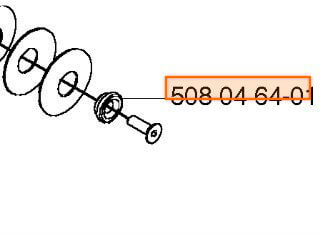 Втулка ведущей звездочки Husqvarna 5080464-01 для 320/321/1200/1600EL