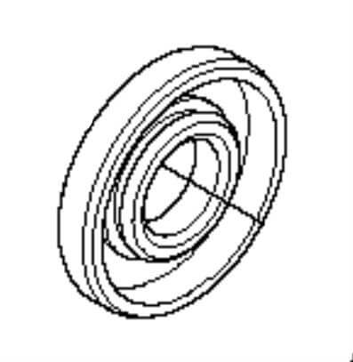 Сальник коленвала правый Husqvarna 5226392-01 для T435
