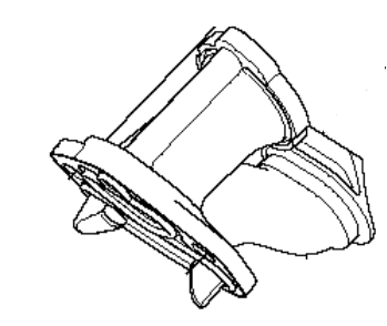 Проставка между карбюратором и цилиндром HUSQVARNA 5739544-01 для бензопил T435