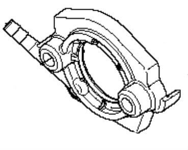 Проставка колена карбюратора Husqvarna 5372415-01 для 455