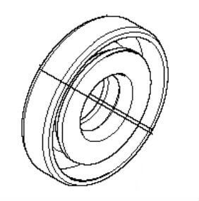 Сальник коленвала левый 12х32х7 Husqvarna 5052967-01 для 143R