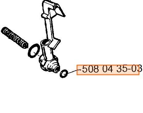 Кольцо уплотнительное HUSQVARNA для EL1600 (5080435-03)