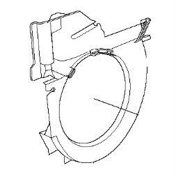 Кожух крыльчатки Husqvarna 5442875-02 для PK950