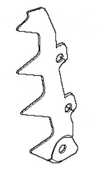 Упор зубчатый Husqvarna 5779352-01 для 555