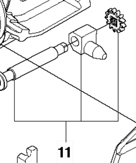 Натяжитель цепи в сборе HUSQVARNA 5373929-01 для бензопил 140e/350/435e/445e/450e