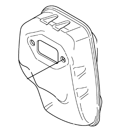 Глушитель Husqvarna 5370394-05 для 322/323/325L/R/RX