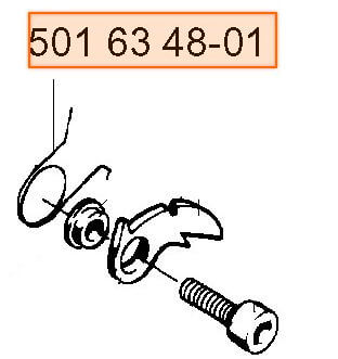 Пружина собачки маховика Husqvarna 5016348-01 для 254/257/262/К760/960/1250/1260