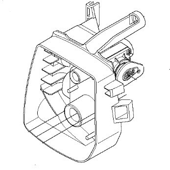 Корпус воздушного фильтра Husqvarna 5373141-01 для 333R