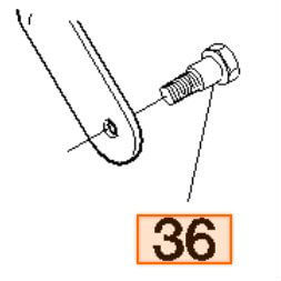 Болт крепления рукоятки (нижний) Husqvarna 5321941-87 для R152SV