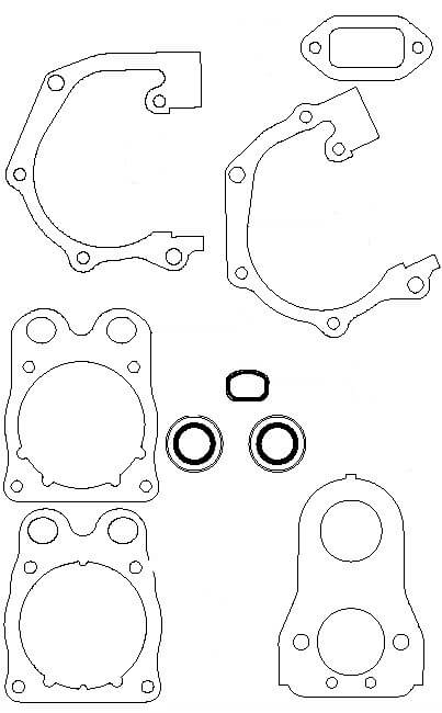 Набор прокладок Husqvarna 5813574-01 для К750/760