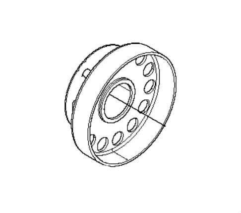 Чашка сцепления Husqvarna 5863087-02 для K970 16