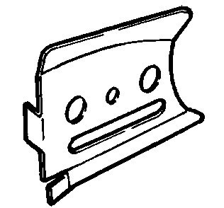 Щиток шины Husqvarna 5036310-02 для 257/262