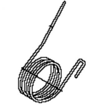 Пружина собачки маховика Husqvarna 5292711-01 для 135/140/435/440/445/450