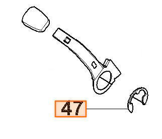 Кольцо стопорное шестерни Husqvarna 5047028-01 для LC48/348/53/353/LB48/348