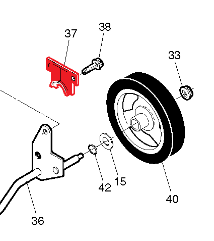Кронштейн Husqvarna 5321614-63 для R52S