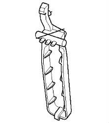 Рычаг блокировки курка газа Husqvarna 5371556-01 для 343/345F/FR/R