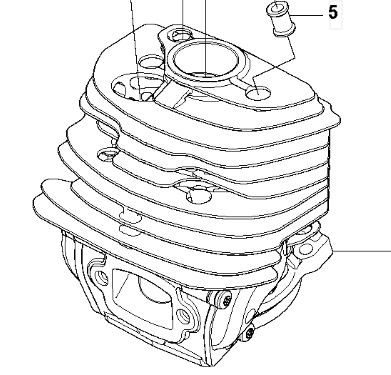 Поршневая группа Husqvarna 5753558-05 для 560/562
