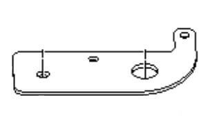 Кронштейн натяжного ролика Husqvarna 5324211-01 для R145SV