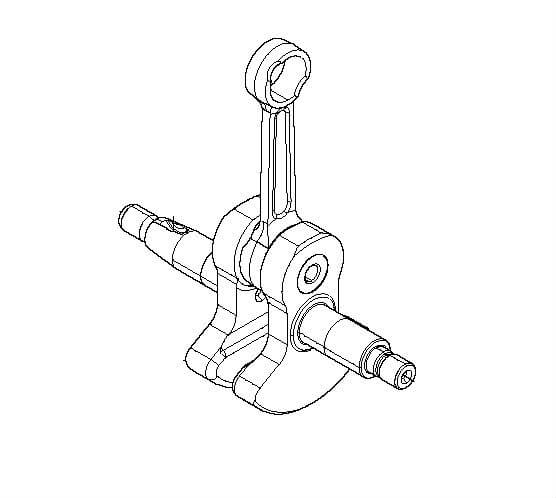 Коленвал Husqvarna 5851530-01 для 143RII