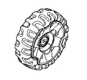Колесо г/к переднее Husqvarna 5898598-02 для LC551SP
