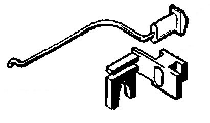 Тяга газа Husqvarna 5018768-03 для 254/257