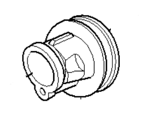 Колено резиновое HUSQVARNA 5039583-01 для травокосилок 343/345F/FR/FX/R/RX