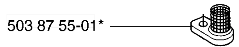 Фильтр масляный HUSQVARNA 5038755-01 для бензопил 340/345/350