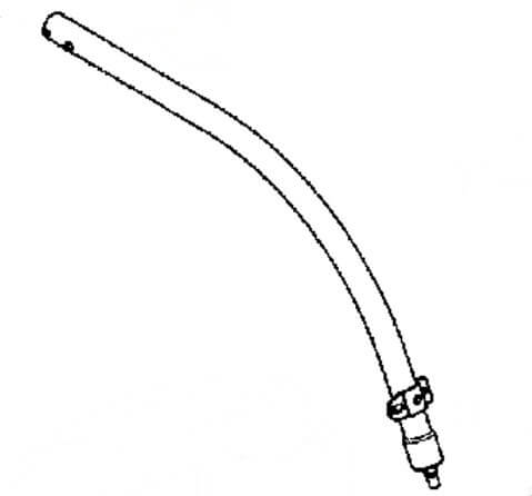 Штанга нижняя часть Husqvarna 5450818-06 для T281